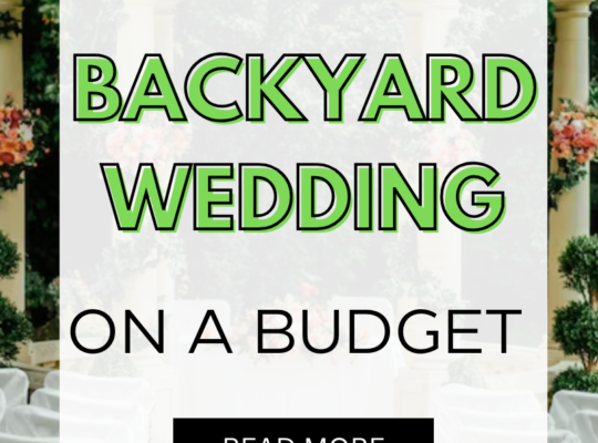 Planning a small wedding or simply on a tight budget, the backyard wedding is for you. Read this guide for how to plan your backyard wedding.