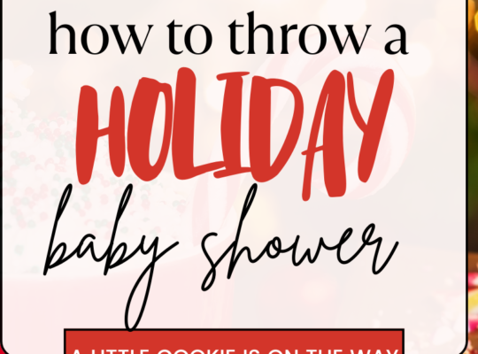 A little cookie is on the way! Have Yourself A Merry Little Baby Shower with these tips and ideas to throw a festive Christmas Baby Shower!