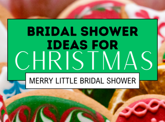 Have Yourself A Merry Little Christmas Bridal Shower with these 28 tips and ideas! A complete list of everything you need.