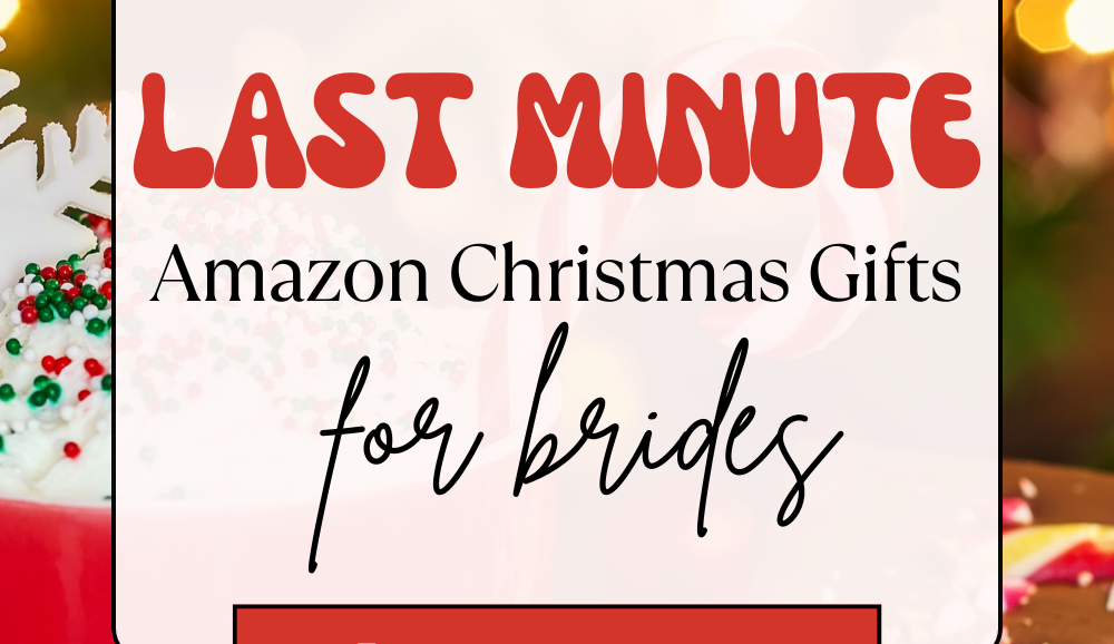 An essential list of Christmas gifts for brides all from Amazon. These affordable Christmas gifts for brides are sure to please!