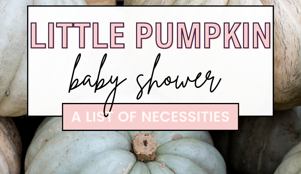 A Little Pumpkin Is On The Way! Fall In Love with these tips, ideas, and items from Amazon to throw a fantastic Fall Baby Shower!