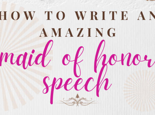 A step-by-step guide on how to write a memorable maid of honor speech. Be the best maid of honor by following these guidelines!