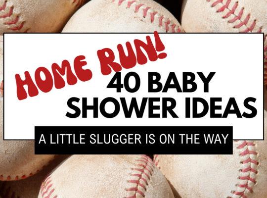 A little slugger is on the way! Everything you need to hit your baseball baby shower out of the park. 40 essential baby shower ideas!