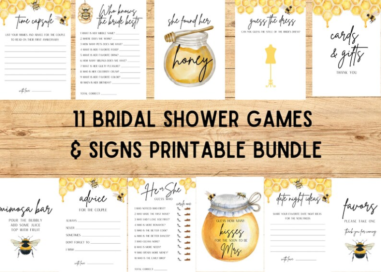 43 Essential Items For A Bee Themed Bridal Shower 2024 Fit Frugal Female   Image 768x548 