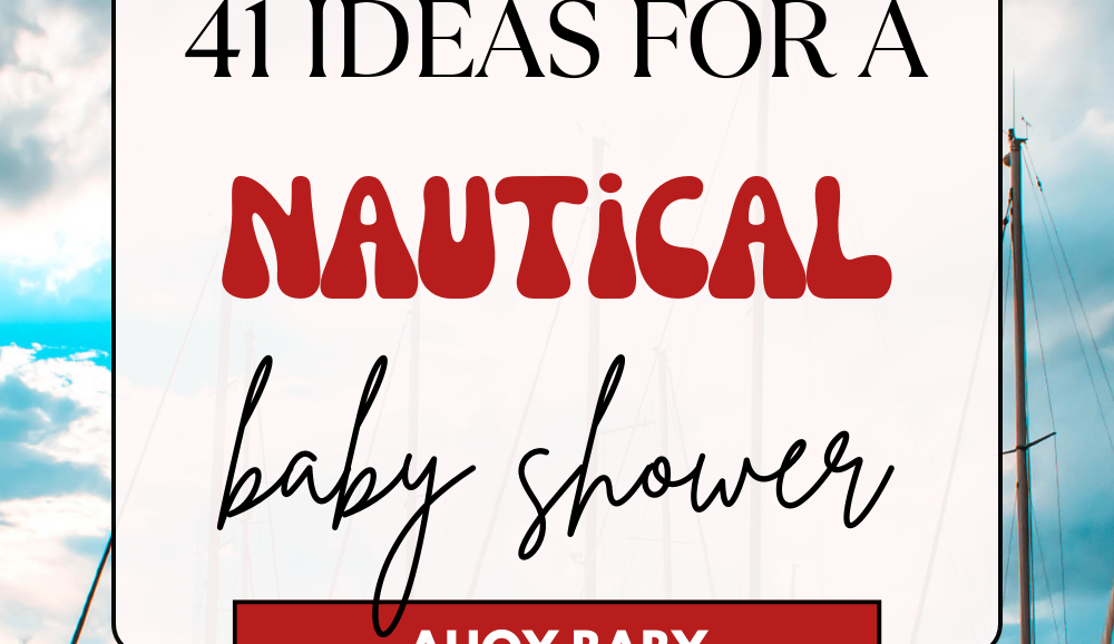 A little sailor is on the way! 41 essential items to host an ahoy its a boy baby shower. Ahoy, a baby is on the way!