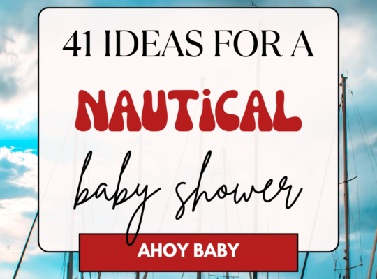 A little sailor is on the way! 41 essential items to host an ahoy its a boy baby shower. Ahoy, a baby is on the way!