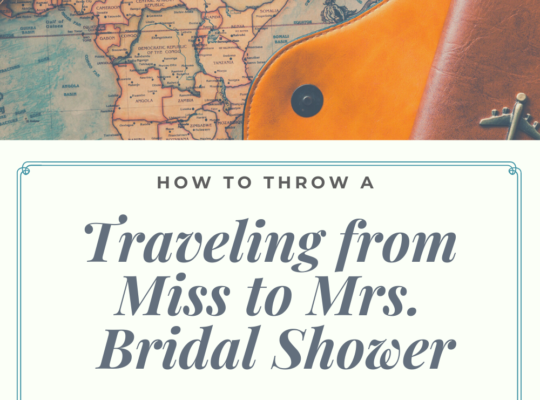 She's traveling from Miss to Mrs! Here you'll find a list of 40 jetsetter items that you need to host a travel themed bridal shower.