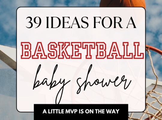 A little MVP is on the way! Celebrate the future baller with this complete list of ideas to host a basketball baby shower.