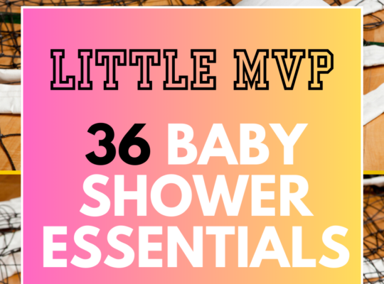 Bump, set, spike! A little MVP is on the way! 36 essential ideas and items to host a volleyball baby shower.