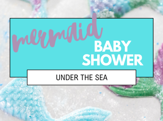 A little mermaid is on the way! Celebrate the mom to be with all you need for an under the sea themed Mermaid Baby Shower!