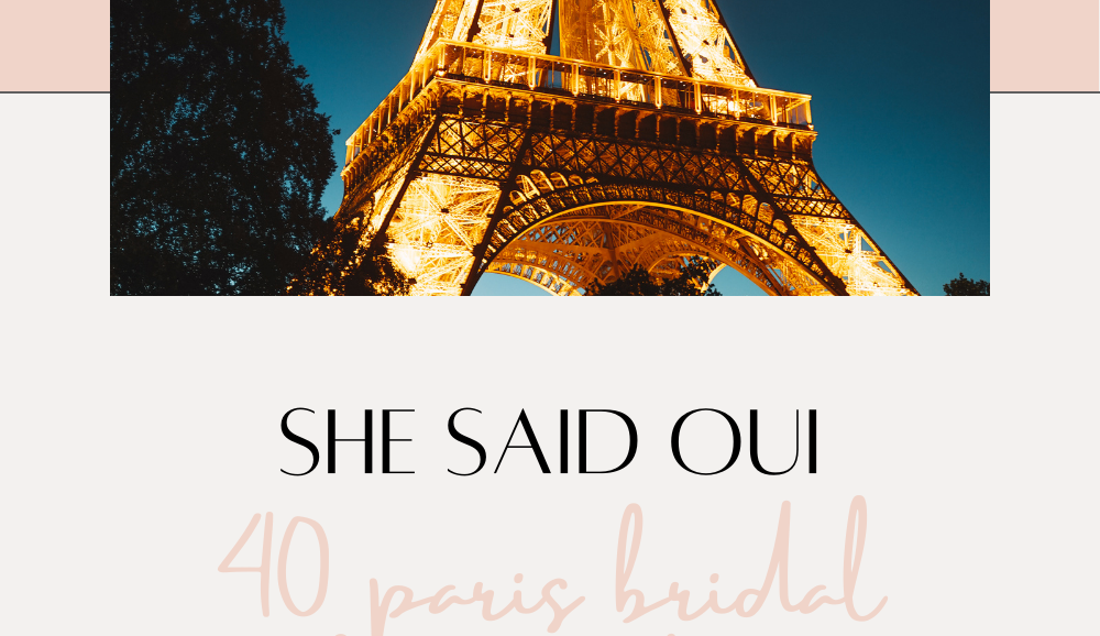 She said oui! Get ready to say "ooh la la" to the bride with everything you need for a Paris Bridal Shower.