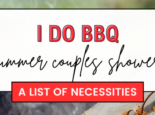 Get ready to host a backyard summer couples shower! Here you'll find everything you need to host an I Do BBQ Couples Shower.