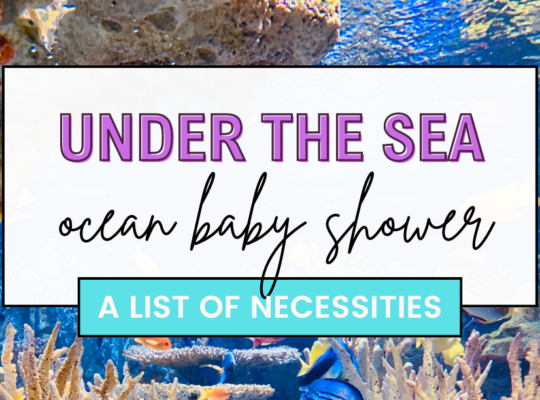 A little fish is on the way! Shower the parents to be with everything you need to host an under the sea baby shower.