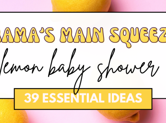 Celebrate the bright and yellow mom to be with a lemon baby shower! Here you'll find inspiration for a mom's main squeeze baby shower.