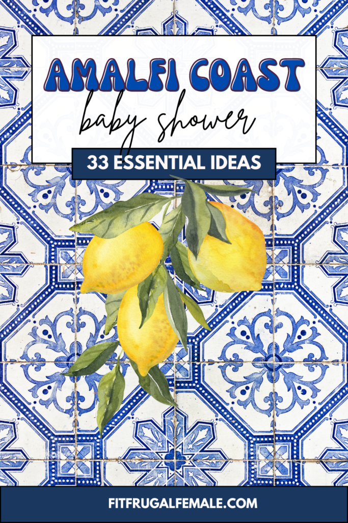 Ciao baby! Mama's main squeeze is on the way! Celebrate the parents to be with an Italian Amalfi Coast baby shower.