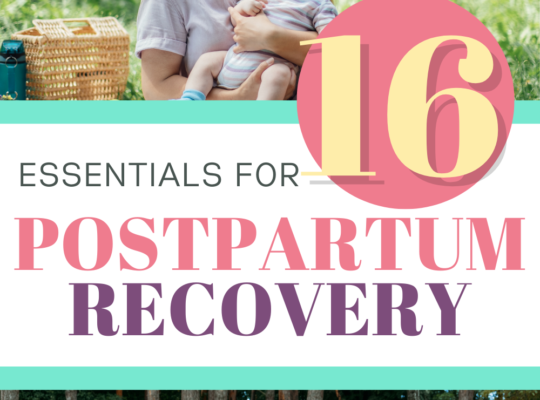 Finished nesting? Hospital bag packed? Don't forget yourself! Here you'll find everything you need for a comfortable postpartum recovery!